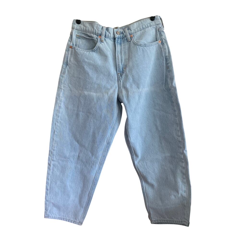 GAP Light Wash Barrel Jean High Rise Size 29 / 8P